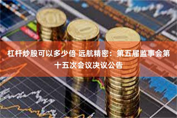 杠杆炒股可以多少倍 远航精密：第五届监事会第十五次会议决议公告
